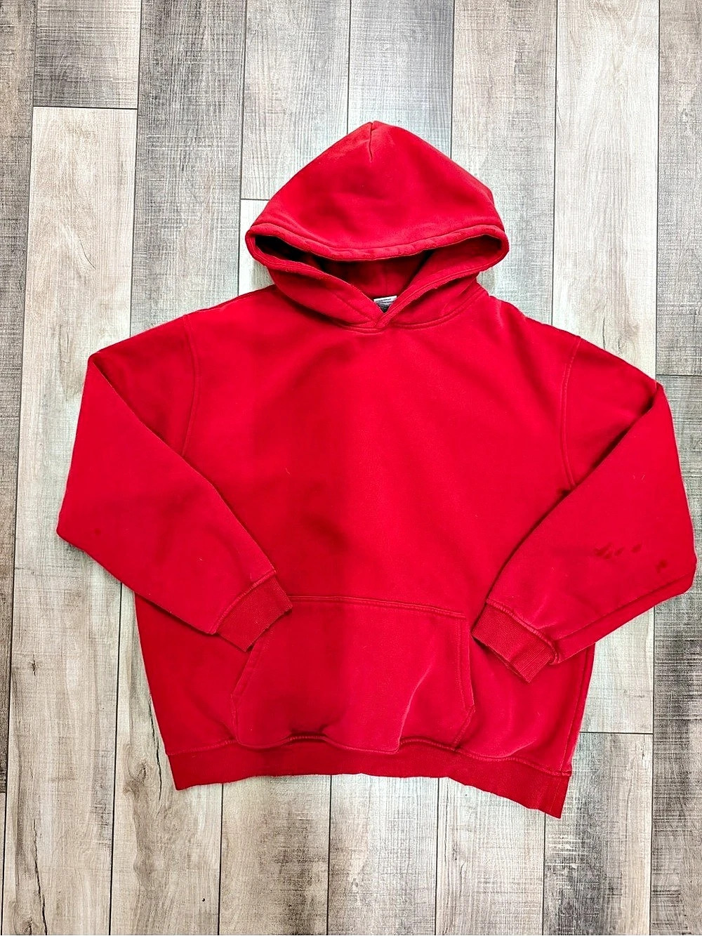 Red Pullover Hoodie Size Large